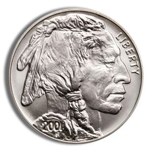 2001-D $1 Silver Buffalo Commemorative - BU (with Box and COA)