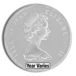 1/10 Oz Platinum Isle of Man Noble - BU (Random Year)