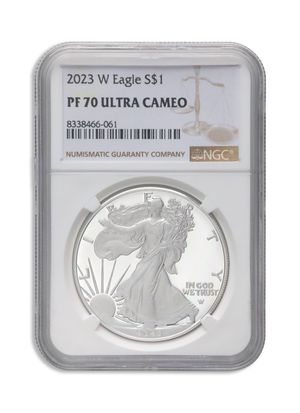 2023-W Proof Silver Eagle NGC PF70