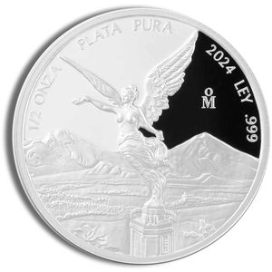 2024 1/2 Oz Silver Mexico Libertad - Proof