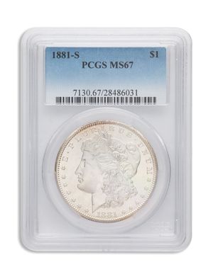 1878-1904 Morgan Silver Dollar - PCGS MS67