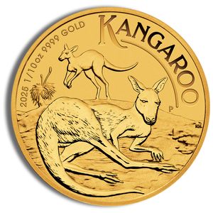 2025 1/10 Oz Gold Australia Kangaroo - BU