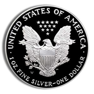 2010-W Proof Silver American Eagle (with Box and COA)