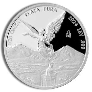 2024 1/20 Oz Silver Mexico Libertad - Proof