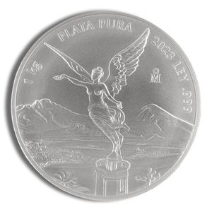2023 1 Kilo Silver Mexico Libertad - BU