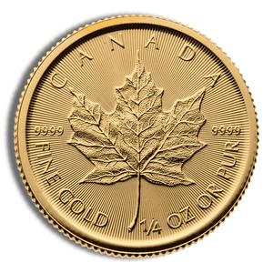 2023 1/4 Oz Gold Canadian Maple Leaf - BU (Sealed Packaging)