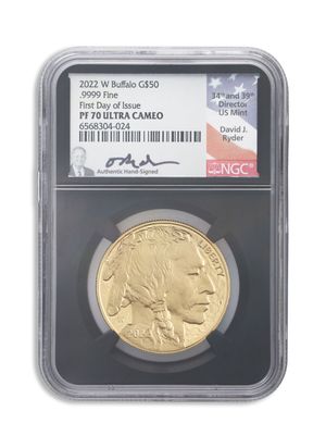 2022-W $50 Proof Gold Buffalo NGC PF70 Early Releases