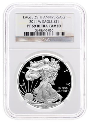 2011-W Proof Silver Eagle NGC PF69