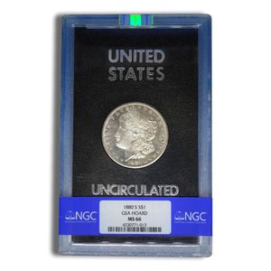 1880-CC GSA Morgan Silver Dollar - NGC MS66