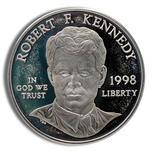 1998-S $1 Robert F. Kennedy Silver Commemorative Proof - BU