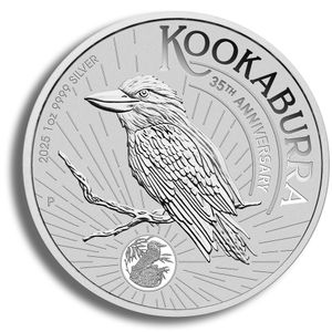 2025 1 Oz Silver Australia Kookaburra - BU