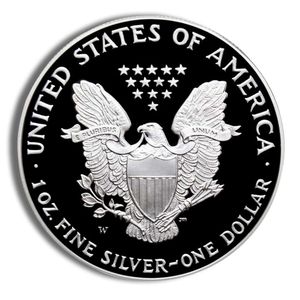 2008-W Proof Silver American Eagle (with Box and COA)