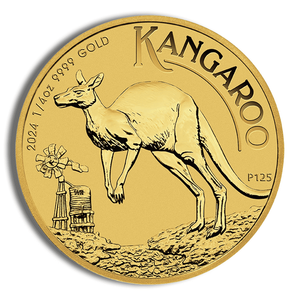 2024 1/4 Oz Gold Australia Kangaroo - BU