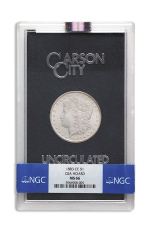 1883-CC GSA Morgan Silver Dollar - NGC MS66