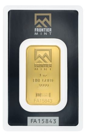 1 Oz Gold Bar - Frontier Mint (In Assay Card)