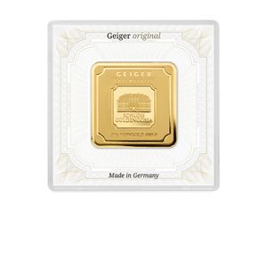 50 gram Gold Bar - Geiger (In Assay)