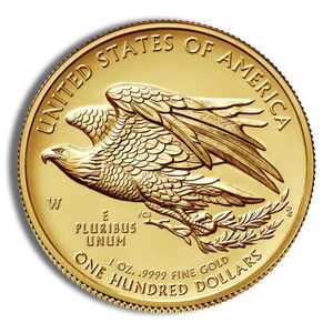 2015-W 1 Oz American Liberty High Relief Gold Coin - BU (with Box and COA)