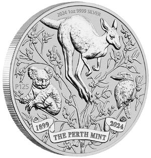 2024 1 oz Perth Mint Anniversary Silver Coin