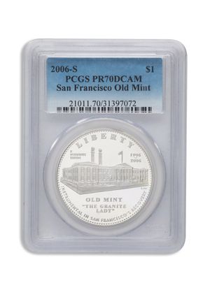 2006-S $1 Old S.F. Mint Silver Commem - PCGS PF70