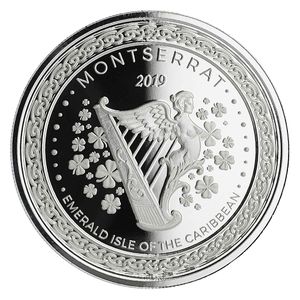 2019 1 oz Montserrat Emerald Isle Silver Coin