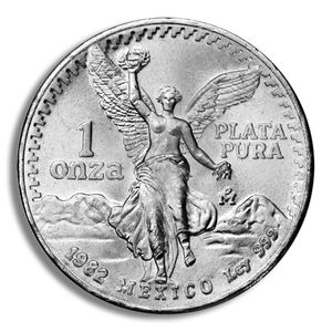 1982 1 Oz Silver Mexico Libertad - BU