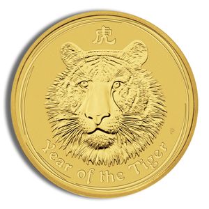 2010 1/2 Oz Australia Silver Lunar Tiger (Series II) - BU