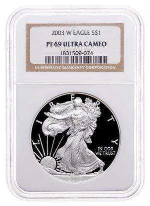 2003-W Proof Silver Eagle NGC PF69