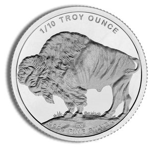 1/10 Oz Silver Round - Buffalo
