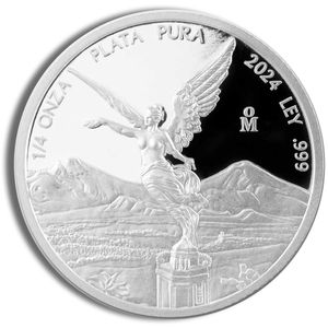 2024 1/4 Oz Silver Mexico Libertad - Proof