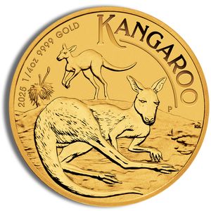 2025 1/4 Oz Gold Australia Kangaroo - BU
