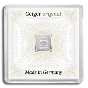 1 Gram Silver Bar - Geiger (In Assay Card)