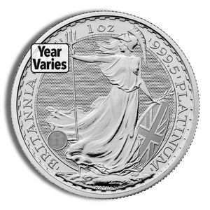 1 Oz Platinum Great Britain Britannia - BU (Random Year)