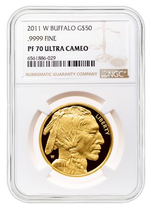 2011-W $50 Proof Gold Buffalo NGC PF70