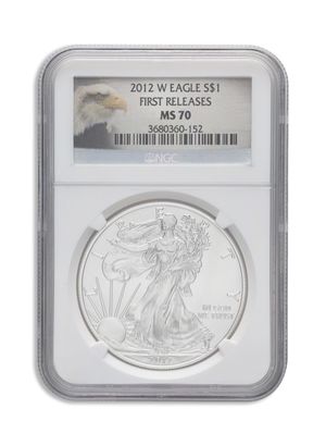 2012-W Burnished Silver Eagle NGC MS70 ER