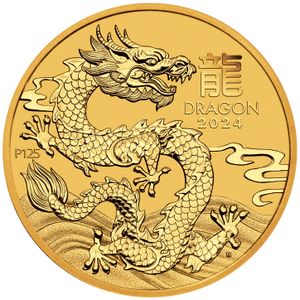 2024 1/10 oz Australia Gold Lunar Dragon BU - Series III