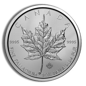 1 Oz Palladium Canadian Maple Leaf - BU (Random Year)
