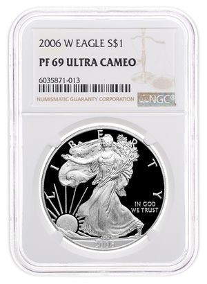 2006-W Proof Silver Eagle NGC PF69