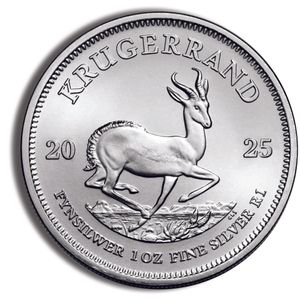 2025 1 Oz Silver South Africa Krugerrand - BU