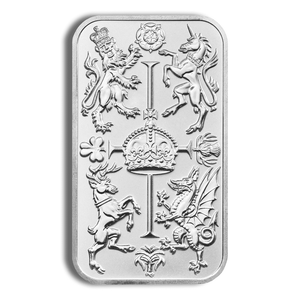 1 Oz Silver Bar - The Royal Celebration