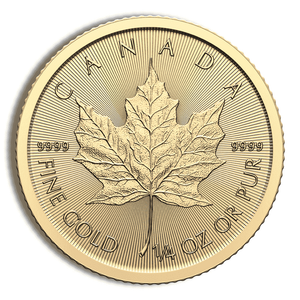 2024 1/4 Oz Gold Canadian Maple Leaf - BU (Sealed Packaging)