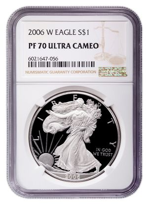 2006-W Proof Silver Eagle NGC PF70