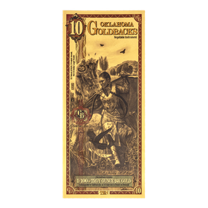 Oklahoma 10 Goldback