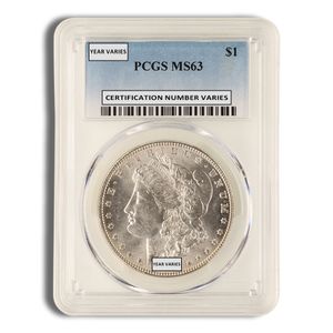 1878-1904 Morgan Silver Dollar - PCGS MS63