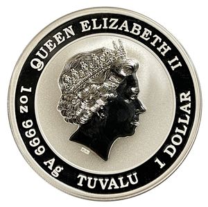 2 oz Tuvalu Bald Eagle Silver Coin (Year Varies)