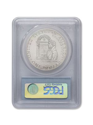 1992-D $1 White House Silver Commem - PCGS MS70