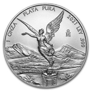 2021 1 Oz Silver Mexico Libertad - BU