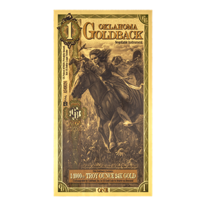 Oklahoma 1 Goldback