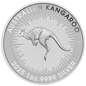 2025 1 Oz Silver Australia Kangaroo - BU