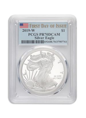 2019-W Proof Silver Eagle PCGS PR70 First Strike