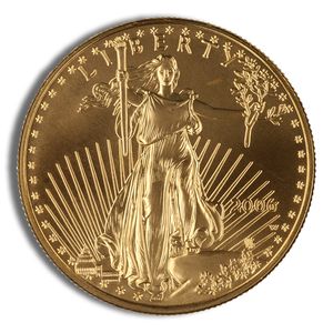 2006-W 1 Oz Burnished Gold American Eagle $50 (Cap Only, No Box and COA)